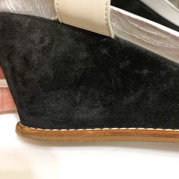 Marni Made In Italy Leather Platform Wedge Chunky Heel Open Toe Sandals Sz 39 - Picture 7 of 9